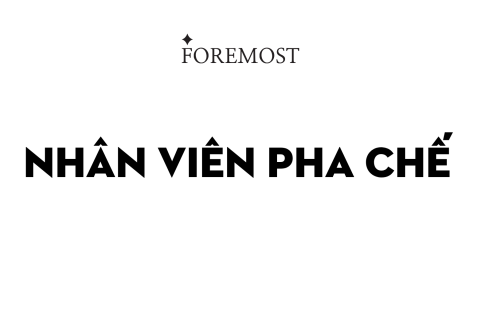 Nhân viên pha chế 