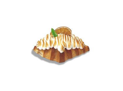 Bánh Croissant Chanh Meringue