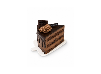 Triple Chocolate Slice Cake