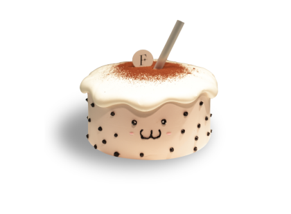 Cocoa Milk Tea Cake (16cm)