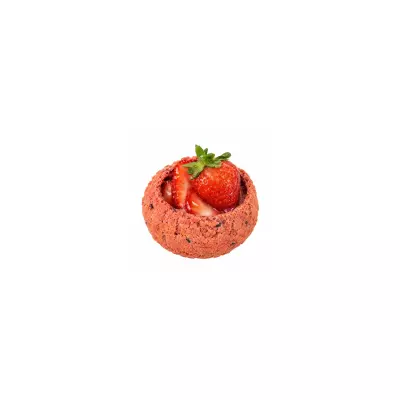 Strawberry Mochi Pudding